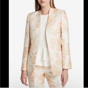 Calvin Klein Floral Jacquard Blazer